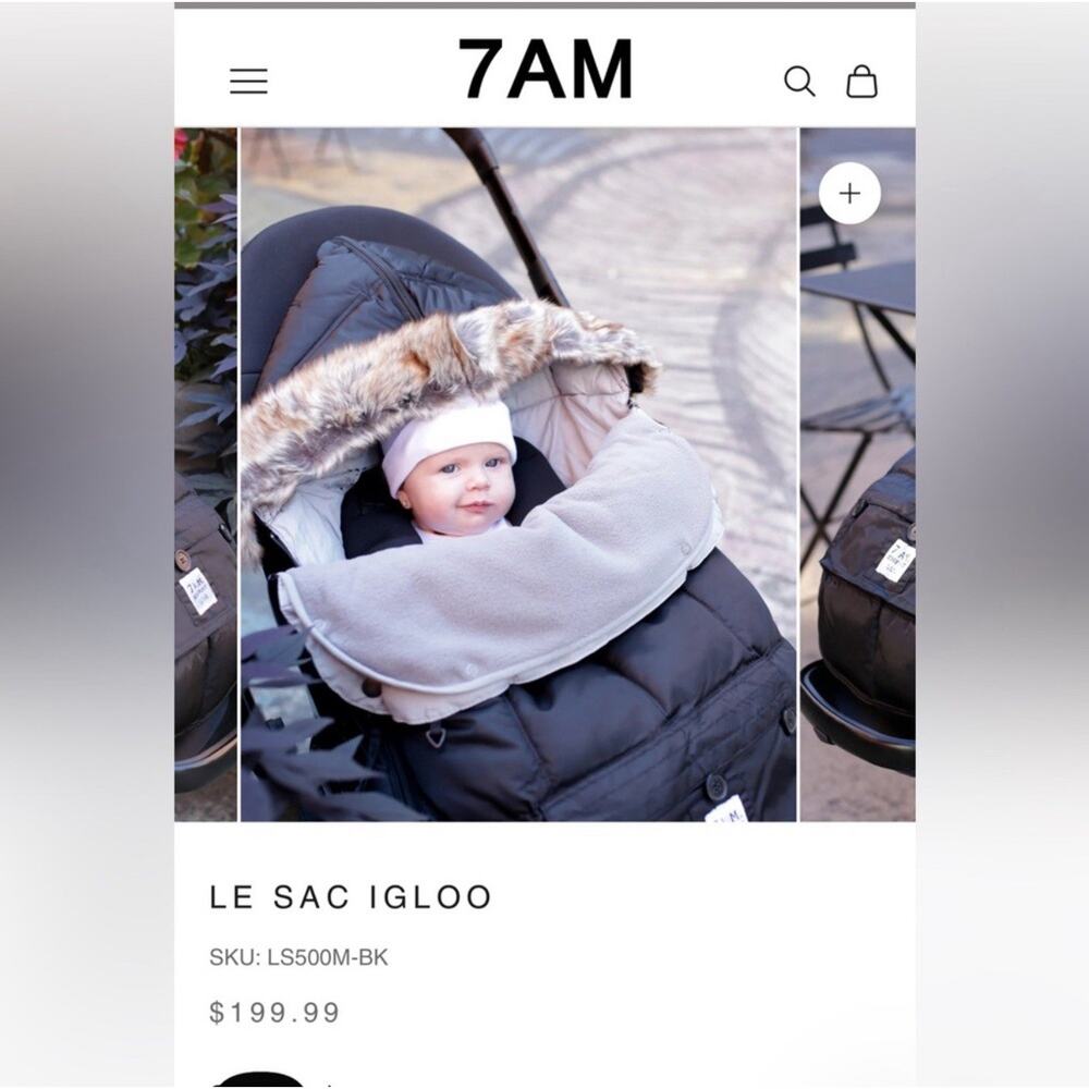 LE SAC IGLOO LS500 keep your baby warm during walks!